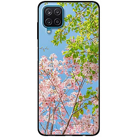 Ốp lưng cho Samsung A12 - A22 4G - Samsung F12 - M12 - Đào Hồng Xanh - Hàng Chính Hãng
