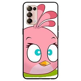 Ốp lưng dành cho Oppo Reno 5 mẫu Chim Nền Hồng