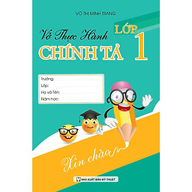 Sách - Vở Thực Hành Chính Tả Lớp 1 - Khang Việt Book