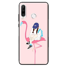 Ốp in cho Huawei P30 Lite Hạc Hồng Và Cô Gái - Hàng chính hãng