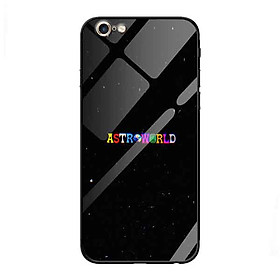 Ốp lưng kính cường lực cho iPhone 6 Plus /6s Plus Nền Du Hành Vũ Trụ - Hàng Chính Hãng