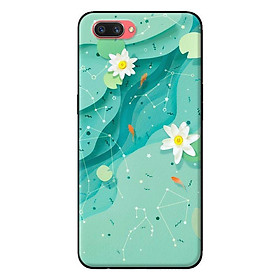 Ốp in cho OPPO A5 Họa Tiết Nền Xanh - Hàng chính hãng