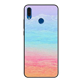 Ốp Lưng in cho Huawei Y9 2019 Mẫu NỀN ĐÁ HOA 11 - Hàng Chính Hãng