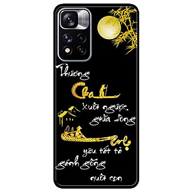 Ốp lưng dành cho Xiaomi Redmi Note 11 Pro 5G ( Bản Nội Địa ) - Thư Pháp Cha Mẹ Vàng