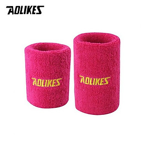 Băng Đô Đeo Cổ Tay Chặn Mồ Hôi AOLIKES 0235 , Tập Gym , Thể Thảo, Cầu Lông , Tennis, Quần Vợt