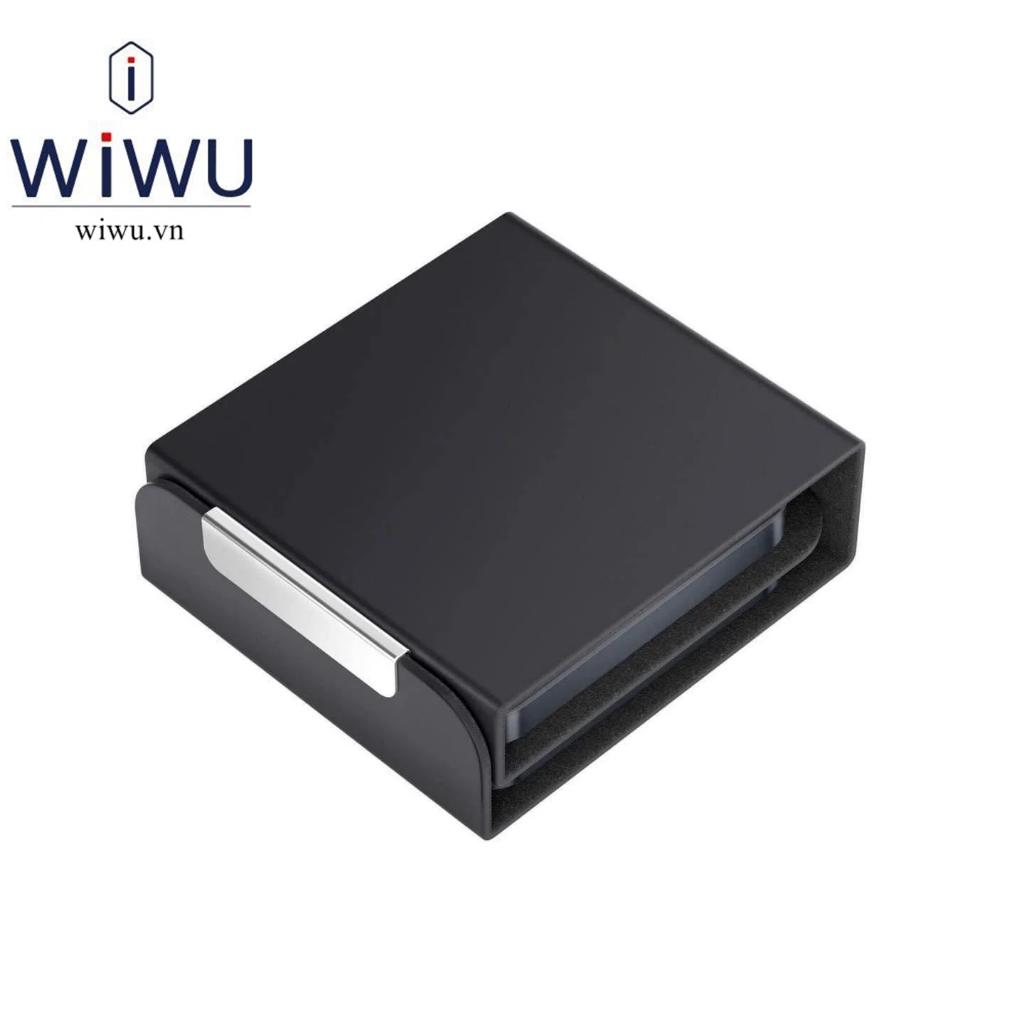 WIWU Triple Wireless Charger 3 in 1 – Đế sạc nhanh gập gọn cho 3 thiết bị cùng lúc , trong suốt lộ cơ cực chất - Hàng chính hãng