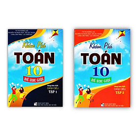 Sách - Combo Khám Phá Toán 10 Để Học Giỏi - Tập 1 + 2 (Dùng Kèm SGK Cánh Diều)