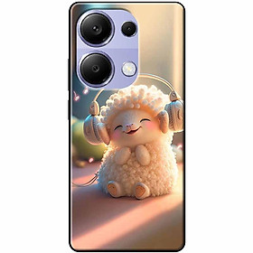 Ốp lưng Redmi 9T - 13C - 13 4G - Redmi Note 13 4G - Note 13 Pro 4G - Note 13 Pro 5G - Cừu Cười - Hàng Chính Hãng