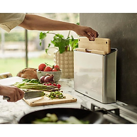 Bộ 3 thớt tre kèm hộp kháng khuẩn Jospeh Jospeh - hỗ trợ chống trượt, giúp căn bếp sang trọng chuẩn Châu Âu - 008425