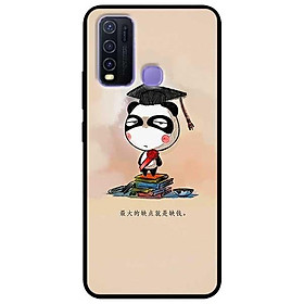Ốp lưng dành cho Vivo Y30 - Y30i - Y50 mẫu Gấu Trúc Tốt Nghiệp