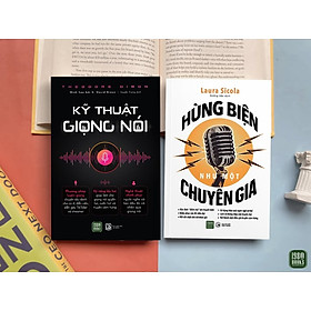 Combo 2 cuốn: Kỹ Thuật Giọng Nói + Hùng Biện Như Một Chuyên Gia