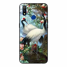 Ốp lưng in cho Realme 3 Cặp Đôi Hạc