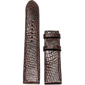 Dây Đồng Hồ Da Đà Điểu Huy Hoàng HT8402 - Nâu Đất