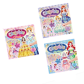 Combo 3 cuốn Sách thời trang công chúa (12 trang stickers)