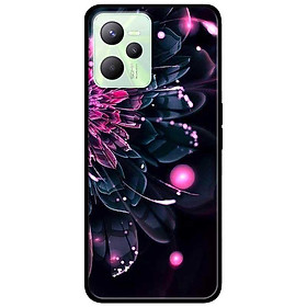 Ốp lưng dành cho Realme C35 mẫu Mẫu Đơn Hồng Đenm