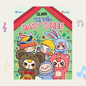 Sách - Tô Màu Thị Trấn Baby Three  - Việt Thư