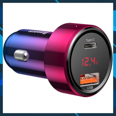Bộ tẩu sạc nhanh đa năng dùng cho xe hơi Baseus Magic Series Quick Charge (45W, LED Display, PD/ QC 3.0/ PPS/ SCP/ AFC, Quick Charger ) - Hàng Chính Hãng