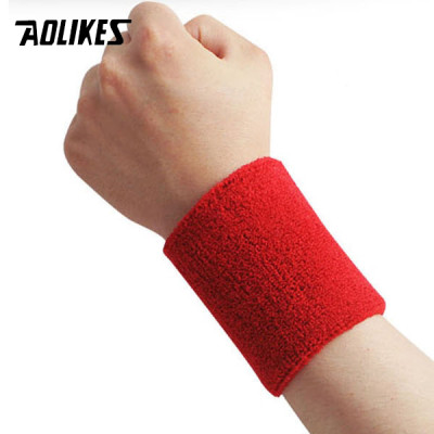 Băng Cổ Tay Thể Thao Thấm Mồ Hôi AOLIKES YE-0230 Co Giãn Thoáng Khí Mềm Mại Sport Fitnes Absorb Sweat And Wrist Protctor - Hàng Chính Hãng