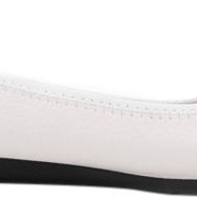 Giày Nữ Búp Bê Da Bò Huy Hoàng HT7913 - Trắng