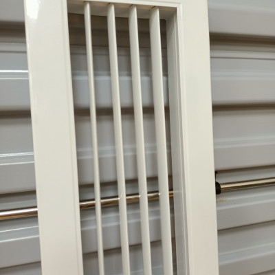 Cửa gió hồi nan bầu dục kích thước 1200x200mm miệng gió điều hòa âm trần