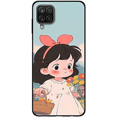 Ốp lưng cho Samsung A13 4G - Samsung A13 5G - Samsung A33 5G - Samsung A53 - A12 - A22 4G - F12 - M12 - Cô Gái Nơ Hồng - Hàng Chính Hãng