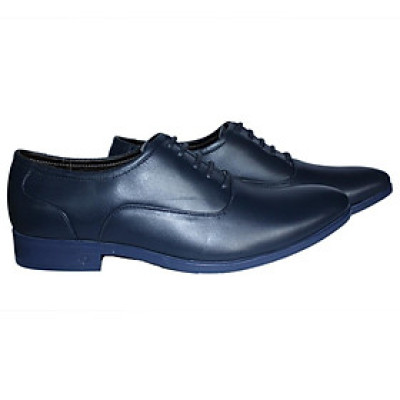 Giày tây nam Huy Hoàng cột dây màu xanh đậm HT7505