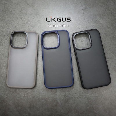 Ốp Lưng Chống Vân Tay cho iPhone 15 Pro Max, 14 ProMax, 13 Pro Max - Viền Camera Kim Loại, Cạnh Cao Su Chống Sốc, Chống Mồ Hôi Tay – Hàng chính hãng