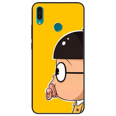 Ốp lưng in cho Huawei Y9 2019 Mẫu Nobi Nền Vàng