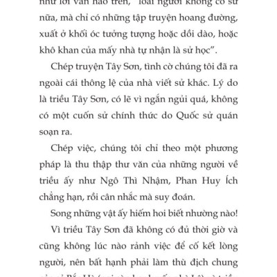 Chuyện Triều Tây Sơn - bản in 2024