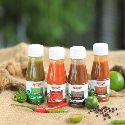 Nước chấm Xanh Fosa, muối ớt tắc tươi ngon cho hải sản và BQQ, chay mặn đều dùng được