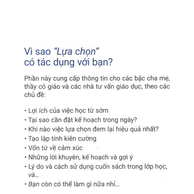 Thực Hành Tư Duy Tích Cực: All About Choices - Lựa chọn