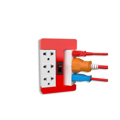 Ổ cắm xoay 90º Điện Quang ĐQ ESK RT 63 (6 lỗ 3 chấu)