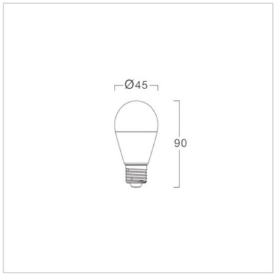 BÓNG ĐÈN LUMAX#ECOBULB B45-420LM/8XX/6W/E27/TUNABLE SWITCH