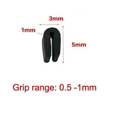 Gioăng ron cao su chữ U bảo vệ cạnh bo bọc cạnh tấm thép, kính, gỗ, máy móc thiết bị và cạnh cơ khí