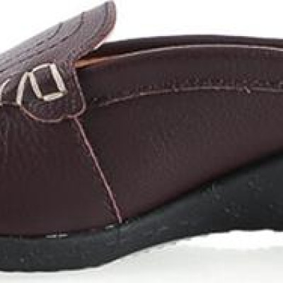 Giày Sabo Nữ Da Bò Huy Hoàng HT7937 - Nâu Đất