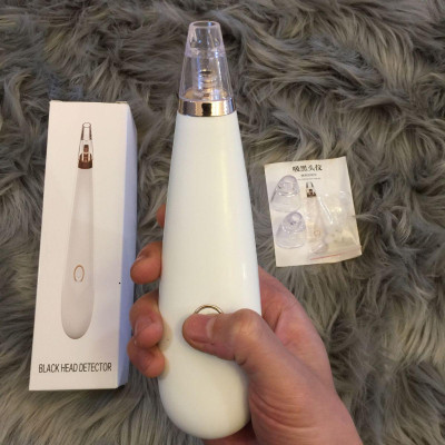 Máy Hút Mụn Đầu Đen, Mụn Cám Cực Mạnh Cầm Tay Black Head Detector (Trắng) Sữa rửa mặt dành cho da mụn