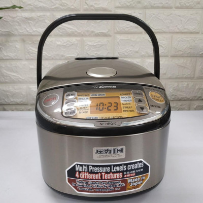 Nồi cơm áp suất cao tần Nhật Bản Zojirushi 1L/1.8L NP-HRQ10/NP-HRQ18, sản xuất Nhật, bảo hành 3 năm | HÀNG CHÍNH HÃNG
