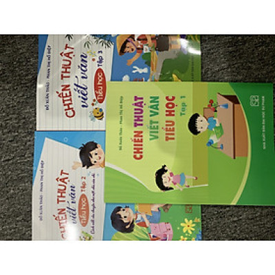 Combo chiến thuậ viết văn tiểu học 3 tập