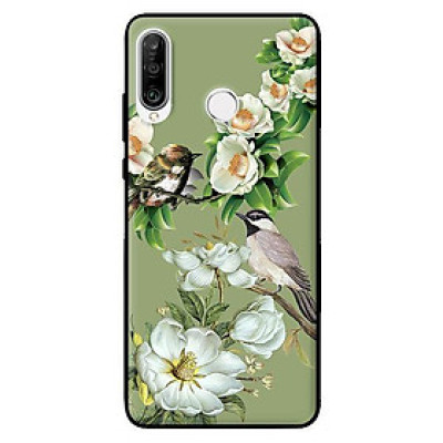 Ốp lưng in cho Huawei P30 Lite Couple Chim - Hàng chính hãng