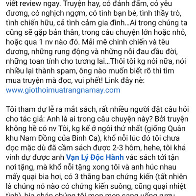 Gió thổi mùa trăng năm ấy