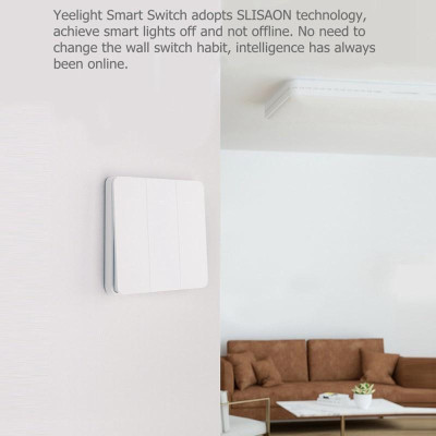 Công tắc tường dành cho đèn thông minh Yeelight - Hỗ trợ Slisaon - YLKG12YL / YLKG13YL / YLKG14Y