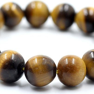 Vòng Tay Đá Mắt Hổ Vàng 10MM