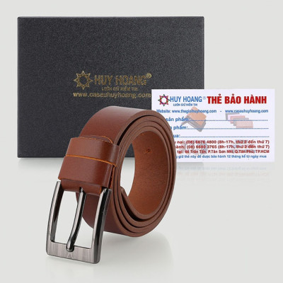Dây nịt nam Huy Hoàng bát gài màu da HP4146