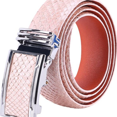 Thắt Lưng Nam Da Trăn Huy Hoàng HT4363 - Hồng Phấn