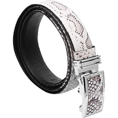 Thắt Lưng Nam Da Trăn Huy Hoàng HT4305 - Trắng