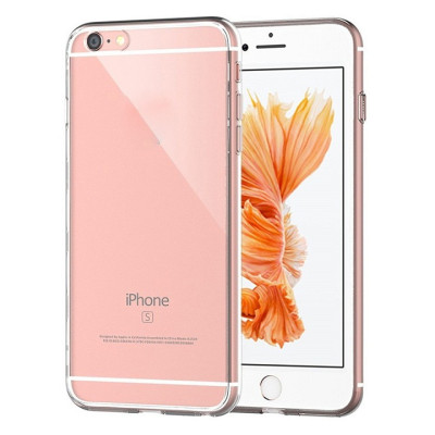 Ốp lưng dẻo Silicon trong suốt cho iPhone 6 / iPhone 6s hiệu Ultra thin (mỏng 0.6mm) - Hàng nhập khẩu