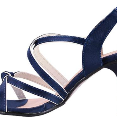 Giày Sandal Nữ Cao Gót Huy Hoàng HT7058 - Xanh