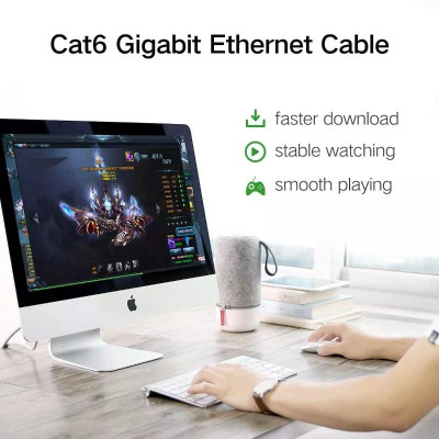 Ugreen UG20173NW102TK 0.5M màu Trắng Cáp Mạng Lan Cat6 UTP - HÀNG CHÍNH HÃNG