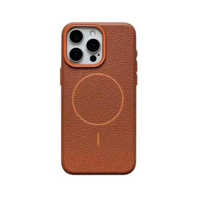 Ốp Lưng Da Likgus Beaty Viền Dẻo Chống Sốc Hỗ Trợ Sạc Không Dây Magnetic Cho Iphone 16 Pro Max / 15 Pro Max - Hàng chính hãng