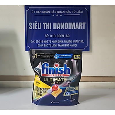 Viên rửa bát Finish Quantum Ultimate 25 viên loại cao cấp tốt nhất